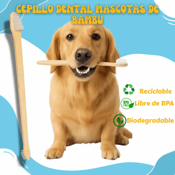 Cepillo de Bambú Mascotas