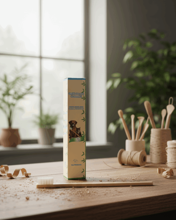 Cepillo de Bambú Mascotas