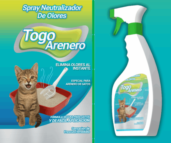 Spray Eliminar de Olor Arenero Gatos